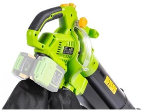 Aspirator și suflantă de grădină pe acumulator Fieldmann 20V