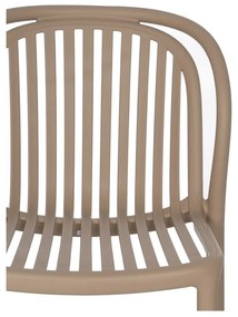 Scaun de dining bej din plastic Alia – Ixia