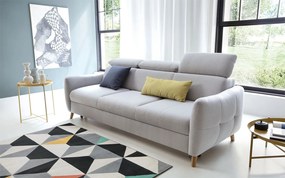 Canapea lemn masiv extensibilă Hugo 226×81/96×99 cm