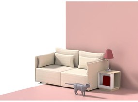 Măsuță auxiliară cu aspect de lemn de stejar 40x40 cm Ella - TemaHome