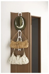 Cuier pentru genți cu 6 cârlige YAMAZAKI Kanazawa, alb