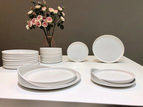 Set 108 Platouri Molecule Casablanca (30 cm Alb)