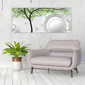 Tablou abstracție artistică (120x50 cm)