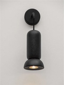 Aplica de perete ceramica neagra PARLO