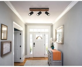 Spot Globo 57909-3 KAYDEN 3xGU10/25W/230V negru