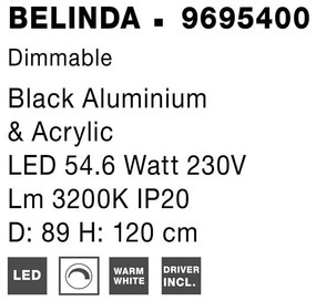 Lustra LED dimabila design modern BELINDA