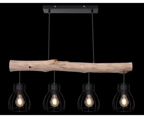 Lustră pe cablu MINA 4xE27/40W/230V Globo 15326-4N