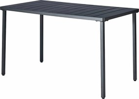Masa gradina SALTON, negru, metal, 130x70x75 cm