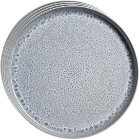 Set de farfurii plate Mäser Lunaria Grey 26 cm, 4bucăți