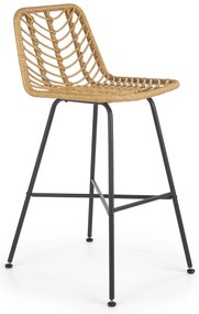 Scaun tip bar Herschel (natural + negru). 1039567