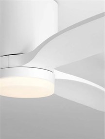 Lustra LED cu Ventilator si telecomanda ALOA alb
