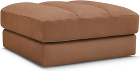 Taburet portocaliu cu tapițerie din catifea Sierra – Bobochic Paris