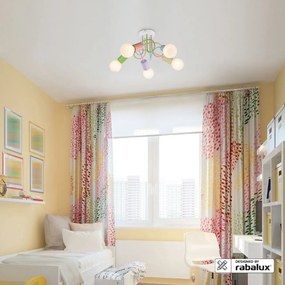 Lustra multicolor camera copii design minimalist Linett