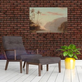 Tablou - Camille Pissarro, A creek in st. Thomas (Virgin Islands), reproducere (90x60 cm)