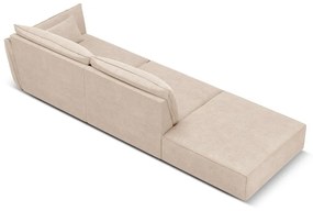 Șezlong bej (cu colț pe partea dreaptă) Vanda – Mazzini Sofas