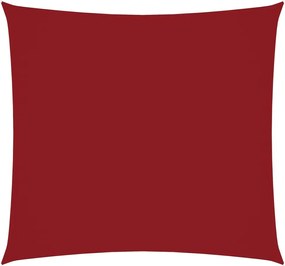vidaXL Parasolar, roșu, 2x2 m, țesătură oxford, pătrat