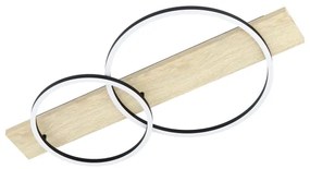 Plafonieră LED Eglo 901716 BOYAL 2xLED/12W/230V 3000K bej/negru