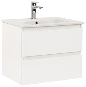 Dulap inferior Vario Forte 60 cu lavoar alb-alb
