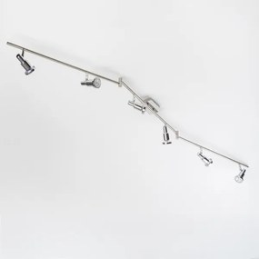 Spot LED 6xGU10/5W/230V crom lucios