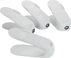 Organizatoare de pantofi albe, set din 4 piese, WENKO