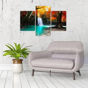 Tablou - Laguna de Smarald (90x60 cm)