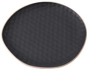Farfurie Shape din ceramica neagra 27 cm
