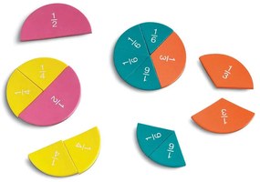 SET MAGNETIC - CERCURI CU FRACTII - LEARNING RESOURCES (LSP0608-UK)