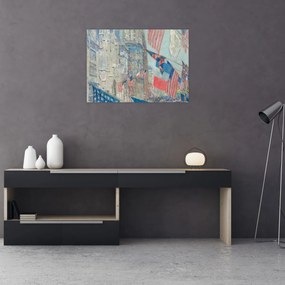 Tablou - Childe Hassam, Allies day, reproducere (70x50 cm)