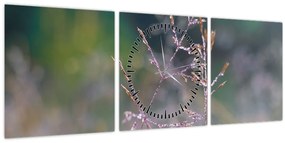Tablou - Detaliu timp (cu ceas) (90x30 cm)