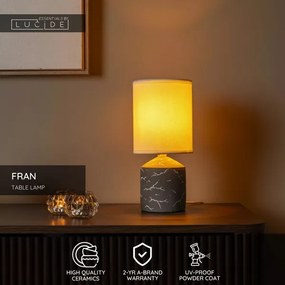 Lucide 47550/81/41 - Lampă de masă FRAN 1xE14/40W/230V maro