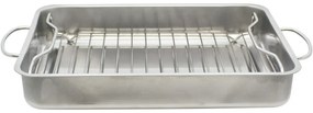 Elo 53434 Basic Tigaie din oțel inoxidabil cugrătar 34 x 24 x 5,5 cm