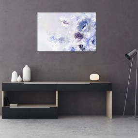 Tablou - Flori,pictură texturată (90x60 cm)