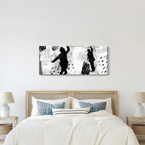 Tablou - Artă stradală - zarvă (120x50 cm)