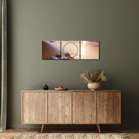 Tablou - Scoici (cu ceas) (90x30 cm)