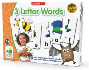 PUZZLE POTRIVESTE CUVINTELE DIN 3 LITERE - ENG - THE LEARNING JOURNEY (TLJ116456)
