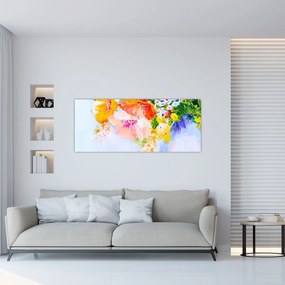Tablou - Flori,pictură (120x50 cm)