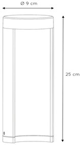 Lucide 27874/25/30 - LED lampa exterior COMBO LED/7W/230V 25 cm