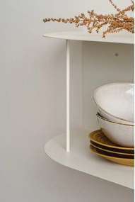 Raft bej etajat din metal 80 cm Lina – noo.ma