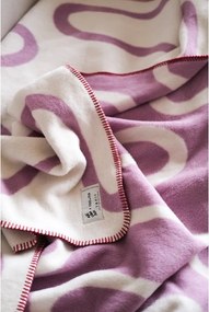 Pătură roz 150x200 cm Swirl – noo.ma