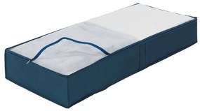 Cutie depozitare Wenko Under Bed, 105 x 45 cm, albastru