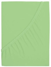 Cearceaf Jersey pentru patut de copii EXCLUSIVE 60x120 cm verde deschis