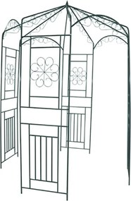 vidaXL Arcadă de grădină, verde închis, 250 cm