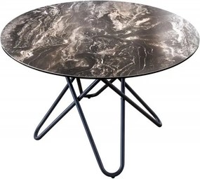 Masa rotunda design modern Circular 120cm, taupe