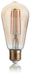Bec LED dimabil E27 VINTAGE 04W CONO AMBRA 2200K 223919 IDL