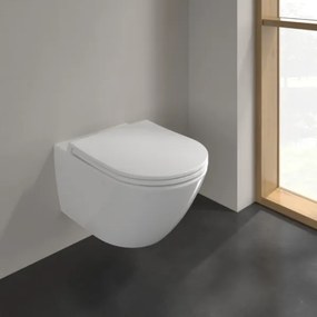 Villeroy & Boch 4670T901 - Capac WC SUBWAY cu SoftClose, ceramică/alb
