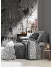 BedTex Lenjerie de pat din bumbac Natura gri, 220x 200 cm, 2 bucăți 70 x 90 cm