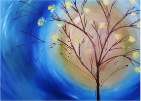 Tablou - Copac în fața soarelui (70x50 cm)