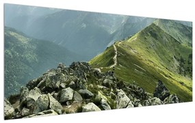 Tablou cu peisaj montan  (120x50 cm), în 40 de alte dimensiuni noi