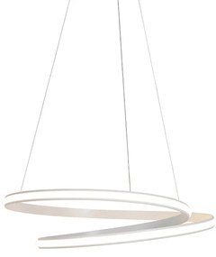 Lampă modernă suspendată albă 74 cm incluzând LED reglabil - Rowan