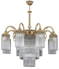 Candelabru 8 brate design clasic realizat manual Fiore